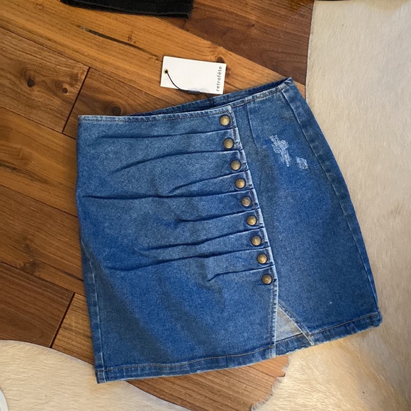Retrofete Denim skirt XS NWT - Picture 2 of 4